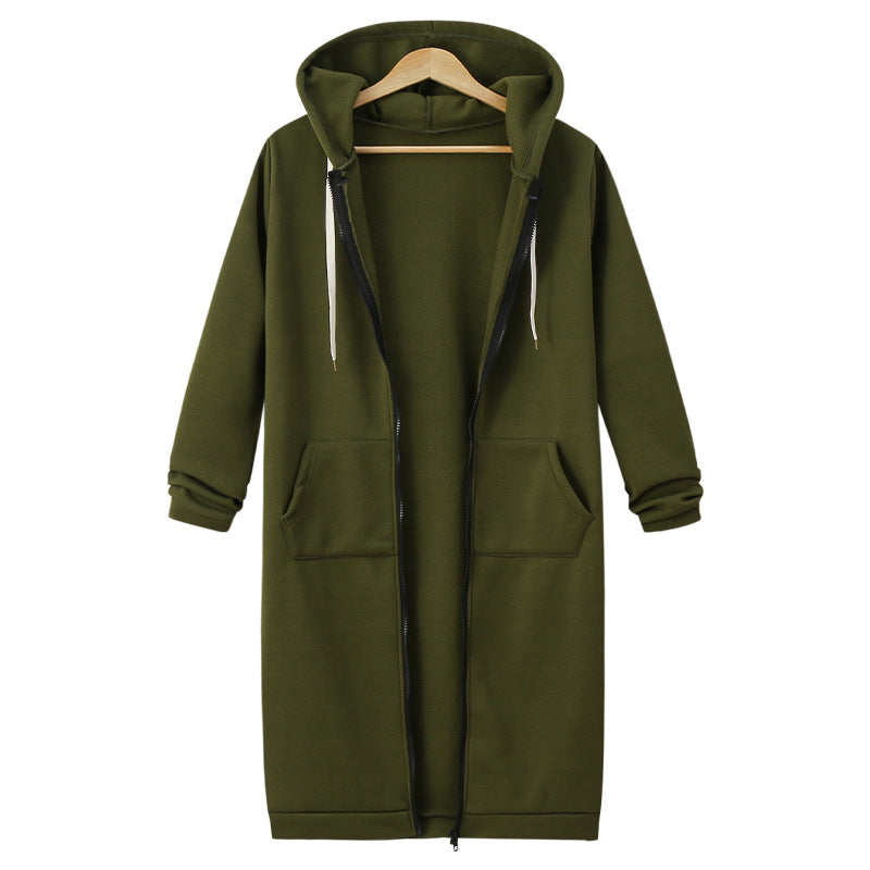Men's Hooded Fleece Jacket - Warm Sherpa-Lined Zip Hoodie