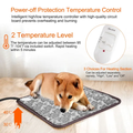Pet Electric Heating Pad - Waterproof Adjustable Warming Mat for Dogs & Cats
