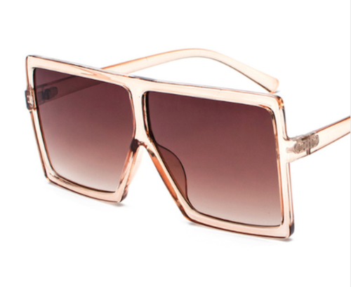 Oversized Square Flat Top Women Very Lrge Ladies Fashion