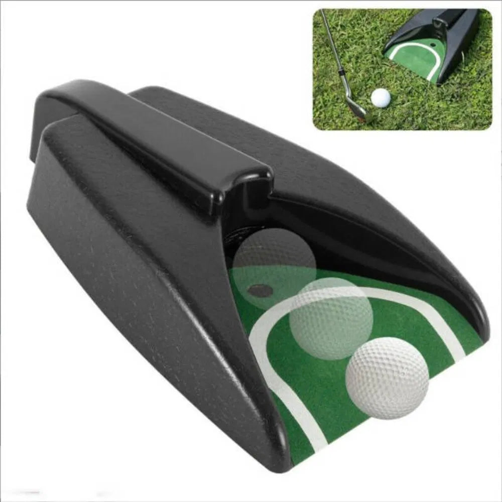 Golf Ball Putting Mat Electric Auto Ball Return Machine