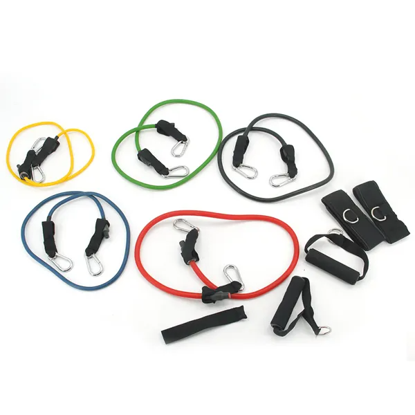 5-Piece Resistance Bands Set - Stackable Exercise Bands for Strength & Home Workouts