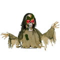 Halloween Animated Skeleton With Glowing LED Eyes