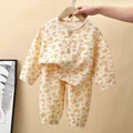 Cartoon Cotton Kids Pajama Set - Soft Long-Sleeve Sleepwear (2 Pcs)