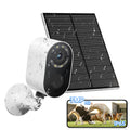 Solar Wireless Security Camera - WiFi Outdoor CCTV with Motion Detection