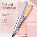 Ceramic Hair Straightener - Fast 30s Heat-Up Flat Iron with Smart LCD Display