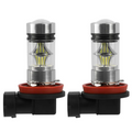 2PCS 1000lm 100W  LED Fog DRL Light Bulb IP65 Water-Resistant 360