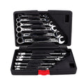 12pcs Fixed Spanners Ratchet Wrench Kit 8