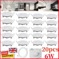 20X Ultra Slim Recessed LED Flat Panel Ceiling Spot Lights