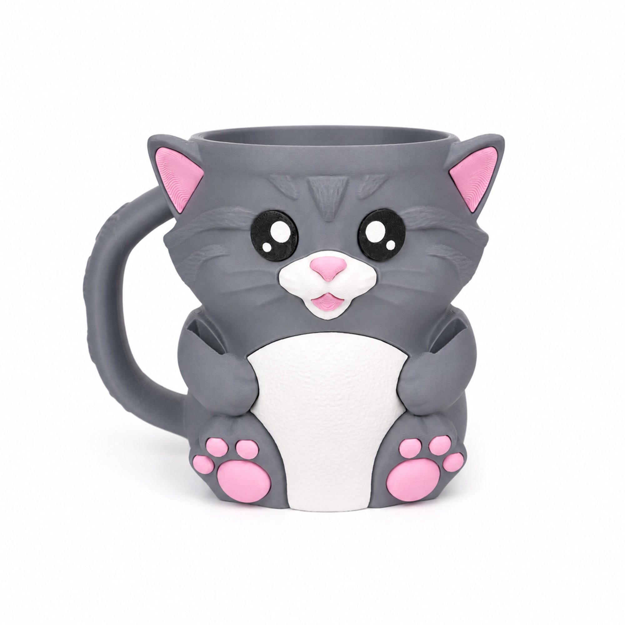 3D Printed Animal Ice Cream Cup Holder - Cute Insulated Pint & Cup Sleeve