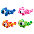 3D Printed Articulated Chameleon Set - 4 Flexible Fidget Chameleons