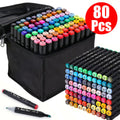 80 Farbe Acrylstifte Marker Set Permanent Pen Fur DIY