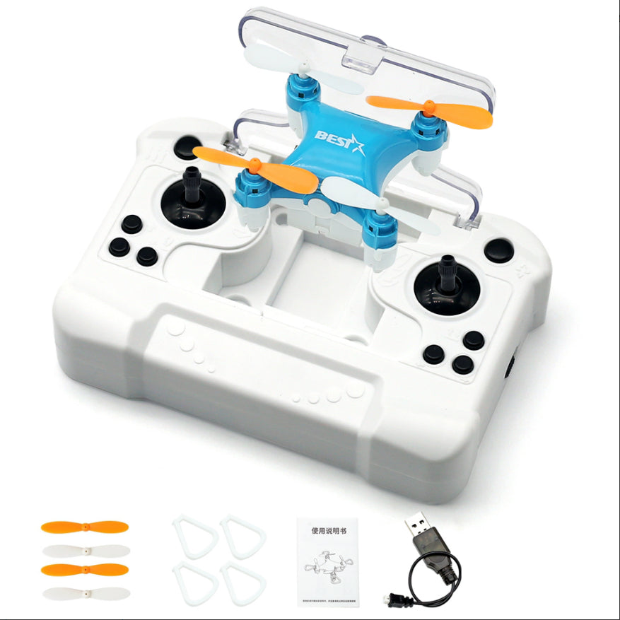 Mini Pocket Quadcopter Drone - Beginner Remote Control Aircraft for Kids