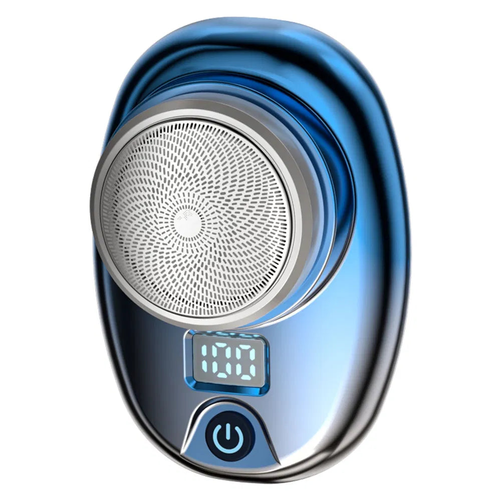 Portable Electric Shaver - Rechargeable Mini Razor with LED Display for Travel
