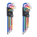 VEVOR Hex Key Allen Wrench Set 22pcs SAE And Metric Long Arm Ball End