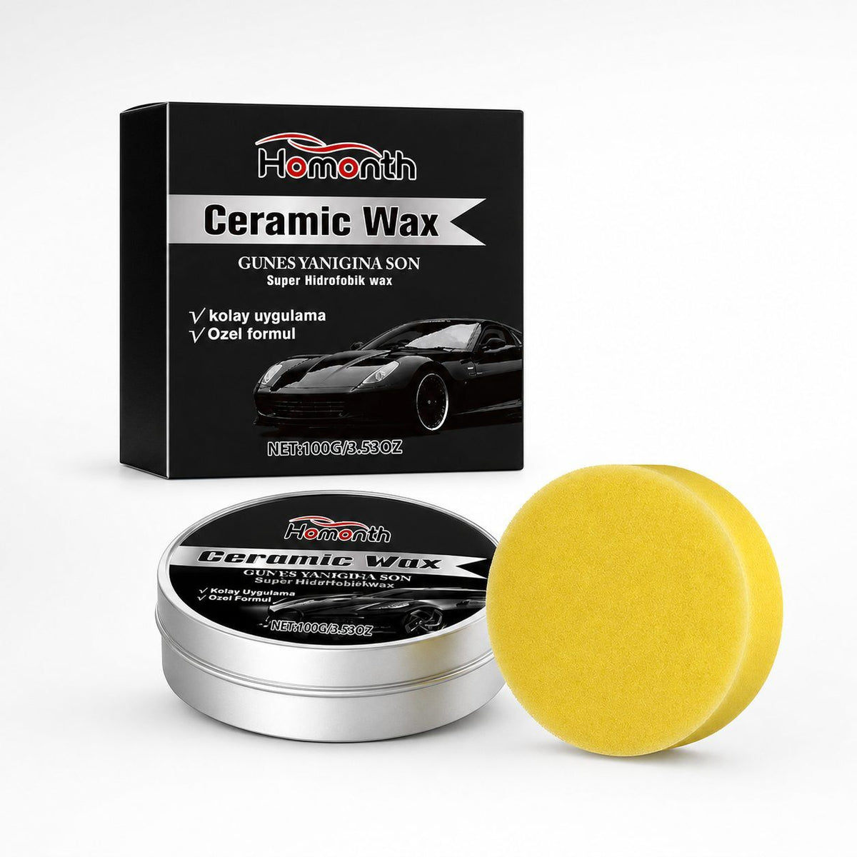 HOMONTH Automotive Exterior Care Wax Kit