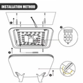 Modern Square LED Ceiling Light Panel