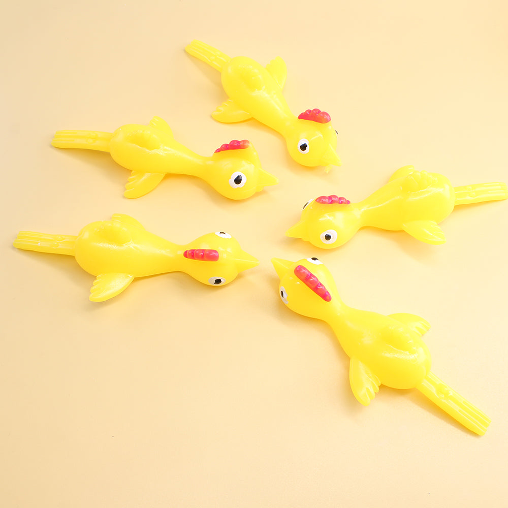 Catapult Duck Launch Toys - Squeeze & Launch Flying Ducks Party Game Set for Kids