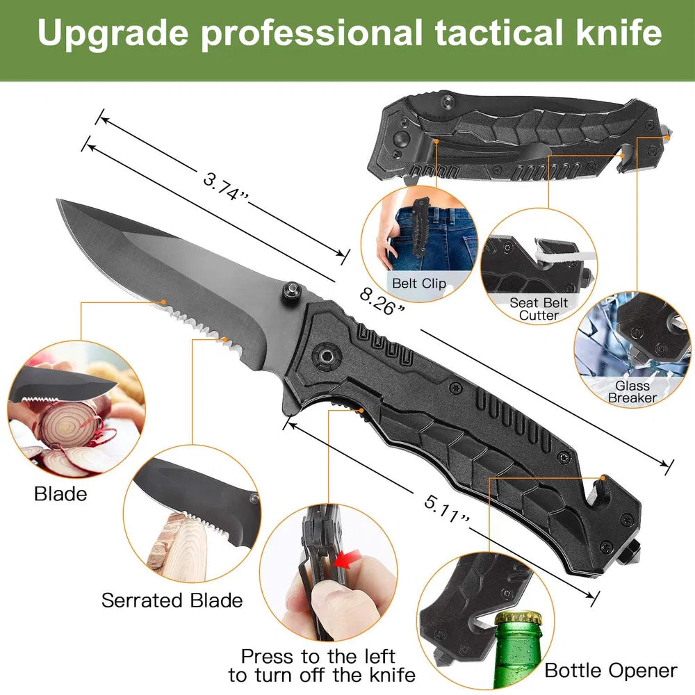 Emergency Survival Kit 30 In 1 Professional Survival Gear