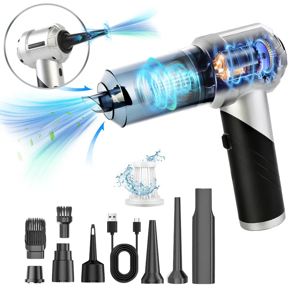 Cordless Handheld Car Vacuum - Rechargeable Mini Vacuum for Car & Home