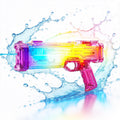 Rechargeable Electric Water Blaster - Automatic Continuous Spray Summer Water Gun