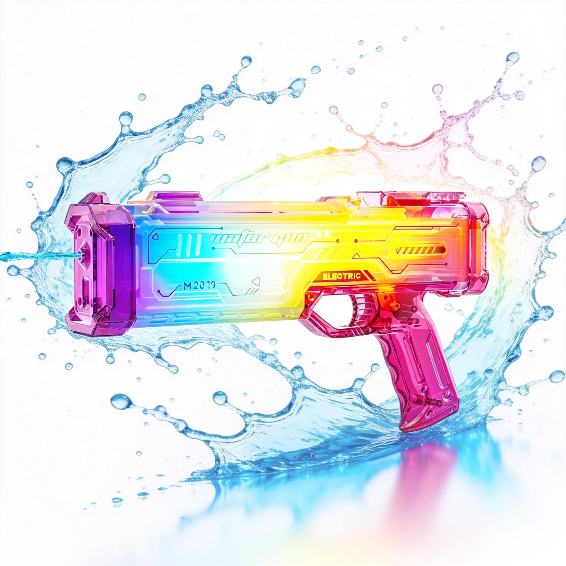 Rechargeable Electric Water Blaster - Automatic Continuous Spray Summer Water Gun