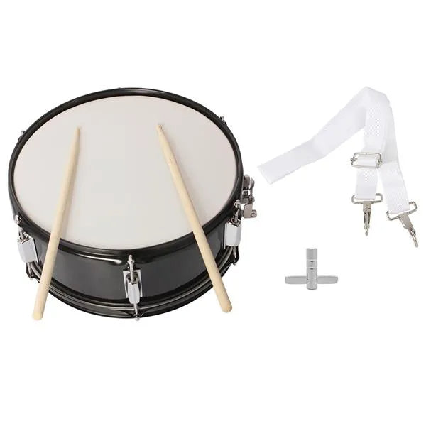 Kids Marching Snare Drum - 14" Snare Drum with Stand, Sticks & Strap