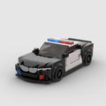 318-Piece Police Car Building Blocks - DIY City Vehicle Model Kit for Kids & Adults