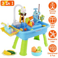 Kids Play Kitchen Sink Toy - Running Water Dishwasher Pretend Play Set