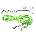 Dog Tie-Out Ground Stake Lead - 9M Long Line for Yard, Camping & Outdoor Freedom