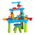 Kids Sand & Water Activity Table - Rain Shower Sensory Play Table for Toddlers