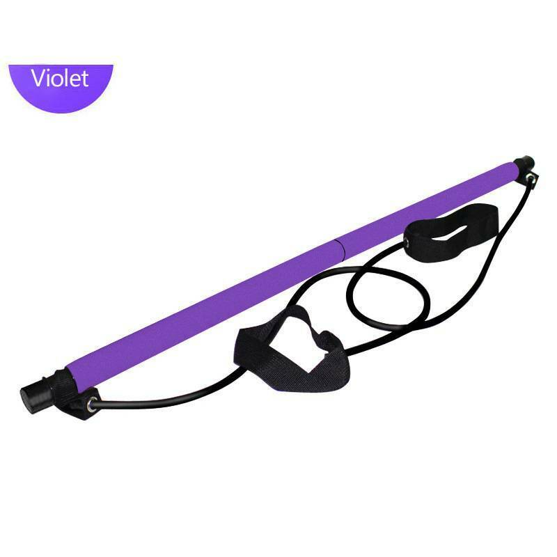 Portable Pilates Bar Stick - Full-Body Resistance Trainer for Home Workouts
