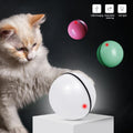 Interactive LED rolling cat toy ball