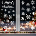 Inreeme Christmas Snowflake Window Stickers