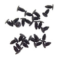 GM Automotive Push Pin Retainer Clips Black 25 Pcs 8MM