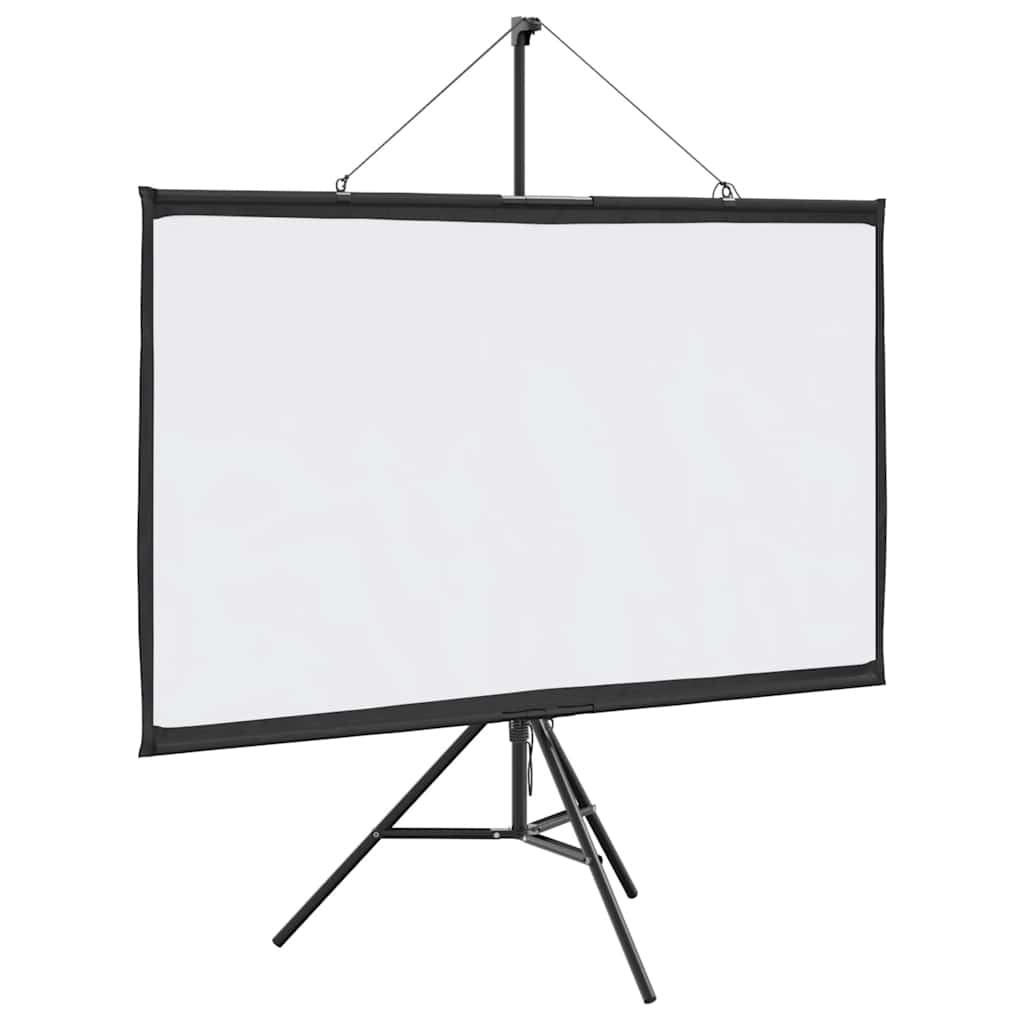 Portable Tripod Projector Screen - Freestanding Movie Screen for Home & Office