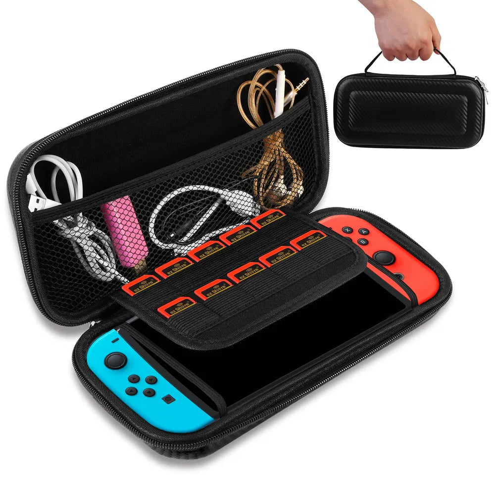 Protective Console Carry Case - Hard EVA Travel Case for Handheld Consoles