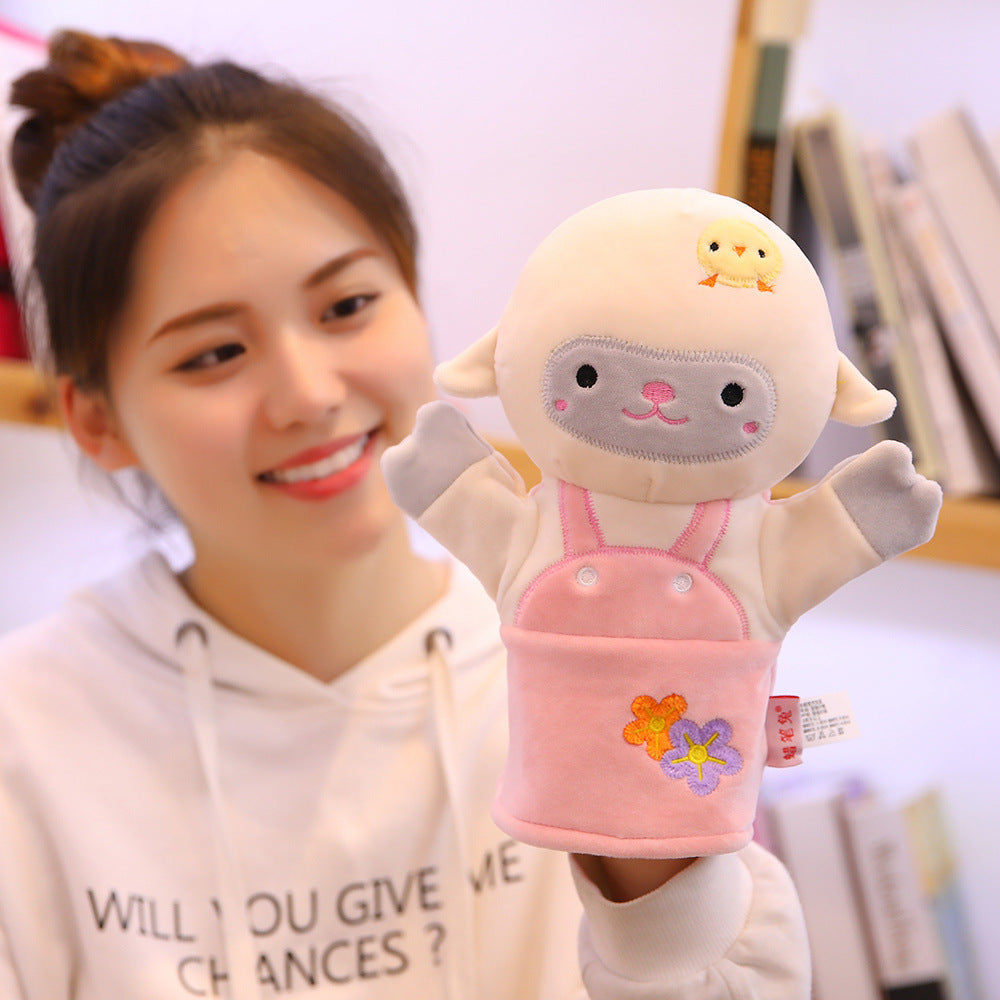 Animal Plush Hand Puppets - Soft Storytelling Puppet Toys for Kids