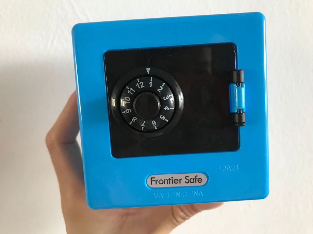 Kids Mini Safe Piggy Bank - Coin Money Box