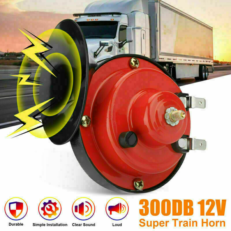 12V 300DB Super Loud Train Horn Waterproof For Motorcycle Car Truck